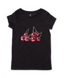 Жіноча футболка Watercolour cherries