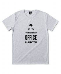 Чоловіча футболка Никогда не недооценивайте офисный планктон