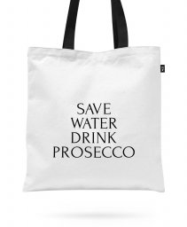 Авоська Save Water, Drink Prosecco