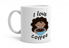 Чашка I love coffee