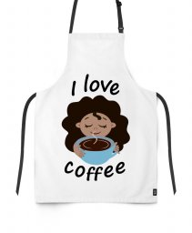 Фартух I love coffee