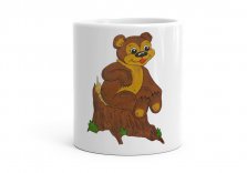 Чашка Веселый медвежонок
