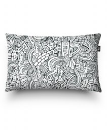 Подушка прямокутна City Doodle