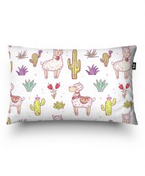 Подушка прямокутна Llama Pattern