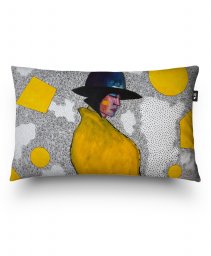 Подушка прямокутна Жовтий