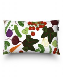 Подушка прямокутна Яскраві овочі