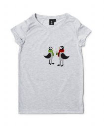 Жіноча футболка Winter birds
