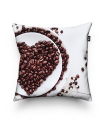 Подушка квадратна Кофейная любовь 1