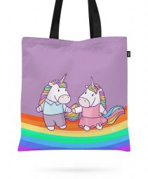 Авоська Unicorns on the Rainbow