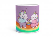Чашка Unicorns on the Rainbow
