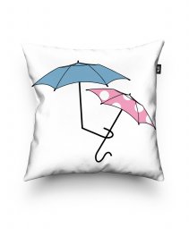 Подушка квадратна Umbrella love (Color)