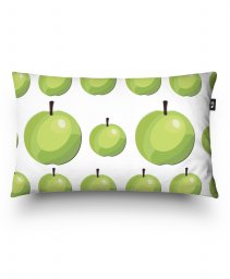 Подушка прямокутна Зелені яблука