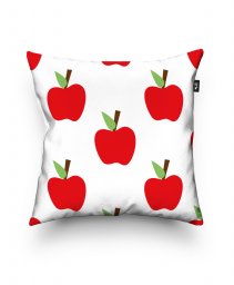 Подушка квадратна Червоні яблука
