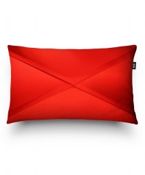 Подушка прямокутна Червоний. Red