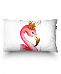 Подушка прямокутна Акварельный фламинго из "Алиса в стране чудес"