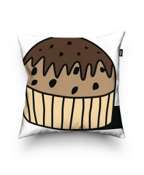 Подушка квадратна Шоколадный кекс