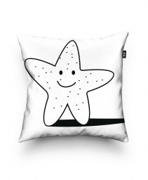 Подушка квадратна Смайлик - морская звезда
