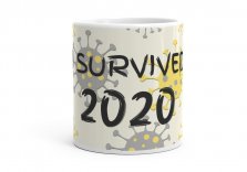 Чашка I survived 2020