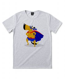 Чоловіча футболка Пёс супергерой
