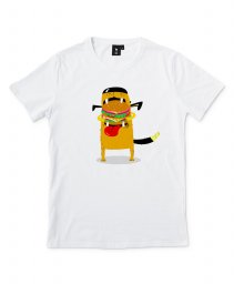 Чоловіча футболка Пёс с гамбургером. 
