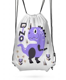 Рюкзак Фіолетовий динозавр з метеликом