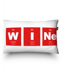 Подушка прямокутна Wine chemical elements