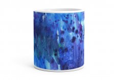 Чашка Blue texture