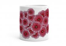Чашка  Red Flowers Poppy