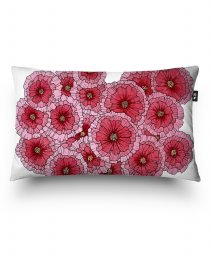Подушка прямокутна  Red Flowers Poppy