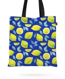 Авоська Lemon watercolour pattern