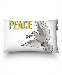 Подушка прямокутна Мир (peace)