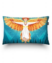 Подушка прямокутна Дівчина з крилами