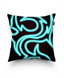 Подушка квадратна Голубий дизайн