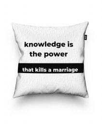 Подушка квадратна knowledge
