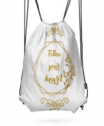 Рюкзак Follow your heart - слідуй за своїм сердцем