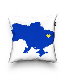 Подушка квадратна Карта України