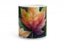 Чашка осіннє листя