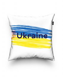 Подушка квадратна Ukraine flag
