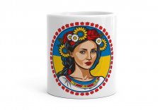 Чашка Українська дівчина у вінку