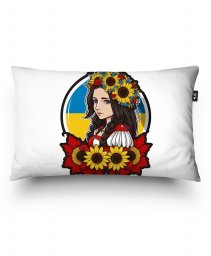 Подушка прямокутна Миловидна Українська дівчина