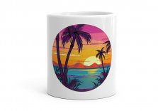 Чашка Пальмовий пляж - Яскравий світанок