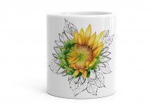 Чашка Соняшник квітка