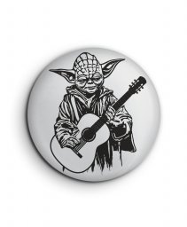 Значок Йода з гітарою
