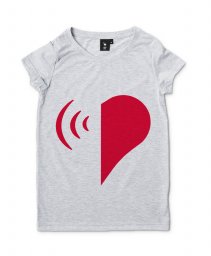 Жіноча футболка HALF HEART