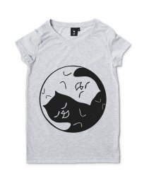 Жіноча футболка TAO PURR-MEOW (Cat's Yin-Yang)