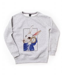 Жіночий світшот Акварельний кролик | Watercolor Rabbit