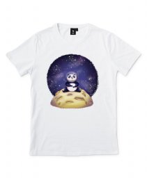 Чоловіча футболка Панда на місяці
