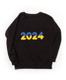 Жіночий світшот 2024 синьо-жовтий