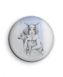 Значок Girl with Deer
