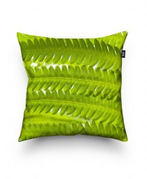 Подушка квадратна Летний зеленый папоротник